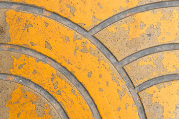 cement texture background ,circle line