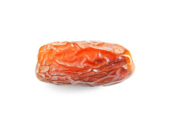 Palm dates on the white background.