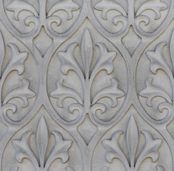 ceramic tile, vintage ornate pattern, abstract geometry