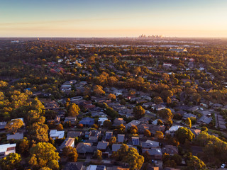 Obraz premium Widok na Macleod w Melbourne