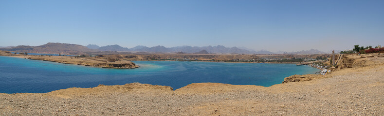 Obraz premium Red Sea coastline in Sharm El Sheikh, Egypt, Sinai