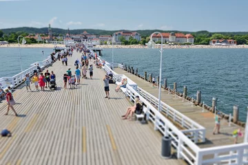 Foto auf Acrylglas Die Ostsee, Sopot, Polen Pier in Sopot, Polen