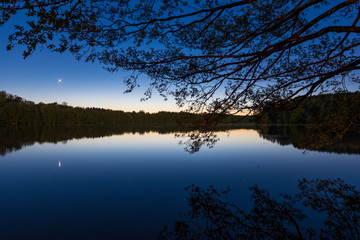 Sterne &uuml;ber dem See - Feldberger Seenlandschaft in Deutschland