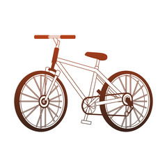 Fototapeta na wymiar Mountain bike isolated vector illustration graphic design