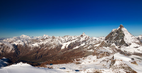 The Alpine region of Switzerland, Matterhorn.