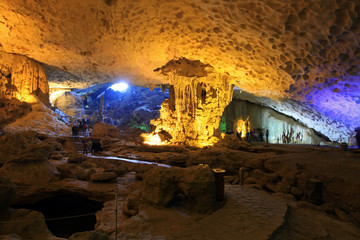 Sung Sot cave, Halong Bay, Vietnam
