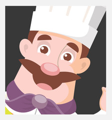 Cook Vector Design Illustration