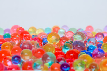 Colorful Water Gel Balls for a Background