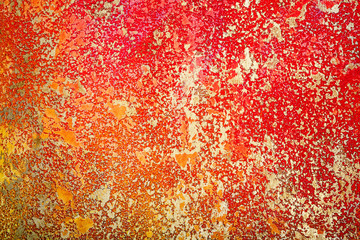 Red yellow and golden wall texture background
