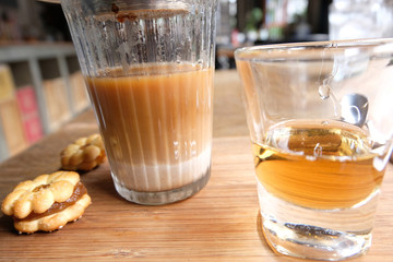 Coffee dripping in thai style
