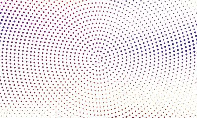 Digital gradient with points. Abstract futuristic panel. Dotted Backgound. Monochrome halftone pattern Vector illustration