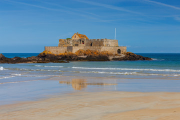 Saint Malo. Fort National on the island.