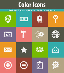 Web tools icons set