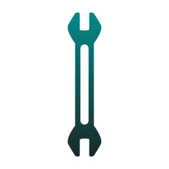 Wrench tool isolated vector illustration graphic design