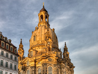 Fototapeta na wymiar Dresden, Church of Our Lady.