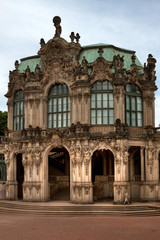 City view of Dresden, Zwinger.