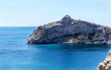 Fototapeta premium Crimea. View of the Dolphin Rock
