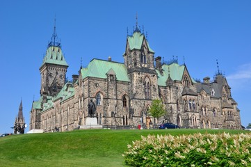 Fototapeta na wymiar Parliament Hill, Ottawa, Ontario, Canada