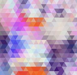 Colorful swirl rainbow polygon background or vector frame.