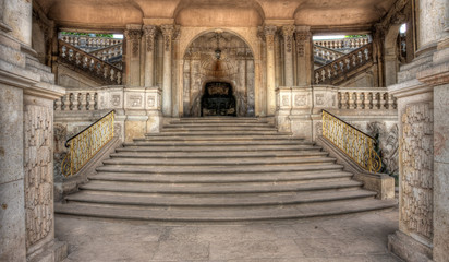 City view of Dresden, Zwinger.
