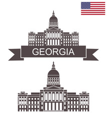 State of Georgia.Georgia State Capitol Building. Atlanta