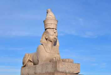 Ancient Egyptian sphinx.