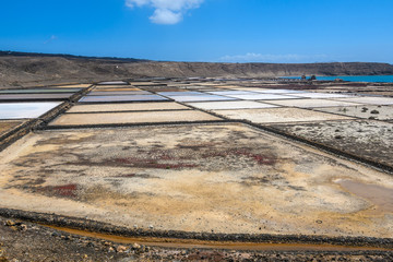 Janubio Salt Mines in Lanzarote, Spain