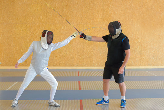 the fencing coach
