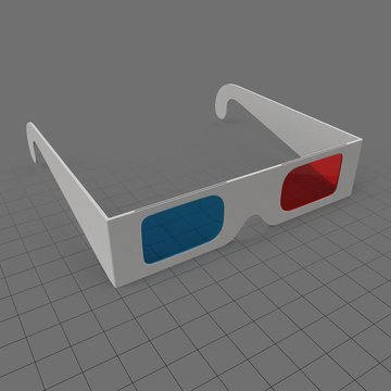 Cardboard glasses for 3D
