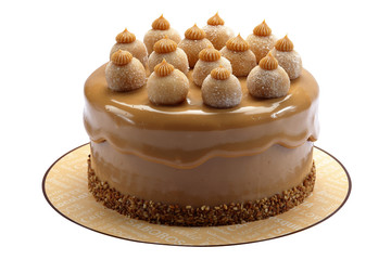 Covered cake milk sweet