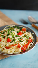 Full vegetable spagetti pasta