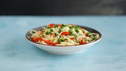 Full vegetable spagetti pasta