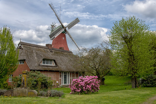 old historic windmill