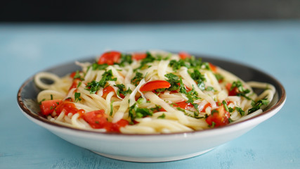 Full vegetable spagetti pasta