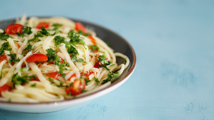 Full vegetable spagetti pasta