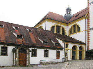  The beauty of the old and domestic architecture of the small German town of Fussen.