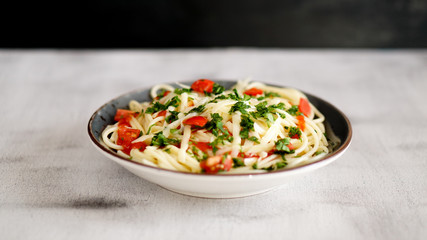 Full vegetable spagetti pasta