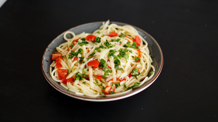 Full vegetable spagetti pasta