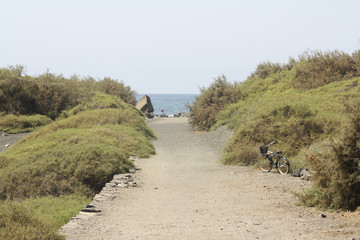 Playa del Ingl&eacute;s en Valle Gran Rey, La Gomera, Tenerife