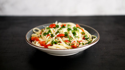 Full vegetable spagetti pasta