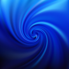 Blue swirl background. Abstract vector illustration