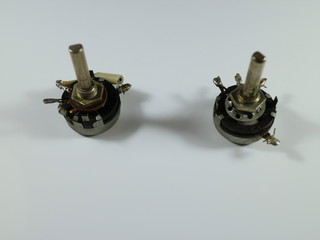 old electrical potentiometers