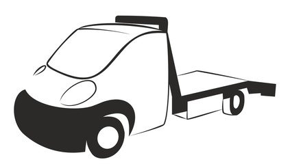 Набросок большого эвакуатора