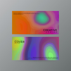 Abstract, creative cover concepts collection.