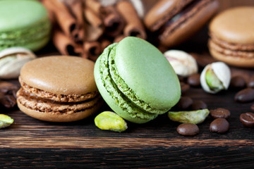 Delicious french macarons