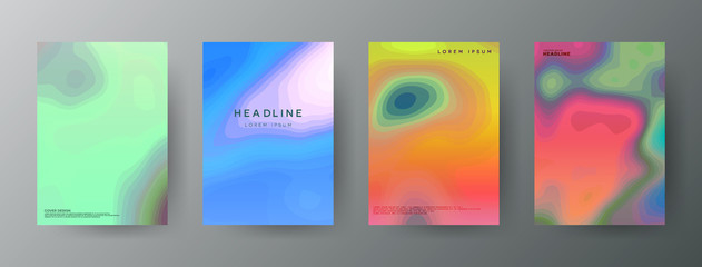 Obraz premium Abstract, creative cover concepts collection.