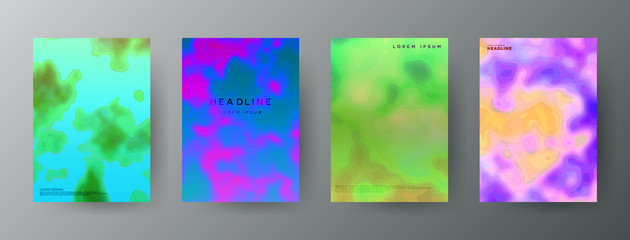 Abstract, creative cover concepts collection.