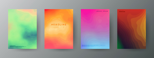Abstract, creative cover concepts collection.