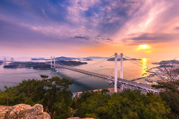 瀬戸大橋の夕景 © 安ちゃん