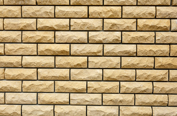 Fototapeta premium Yellow brickwall